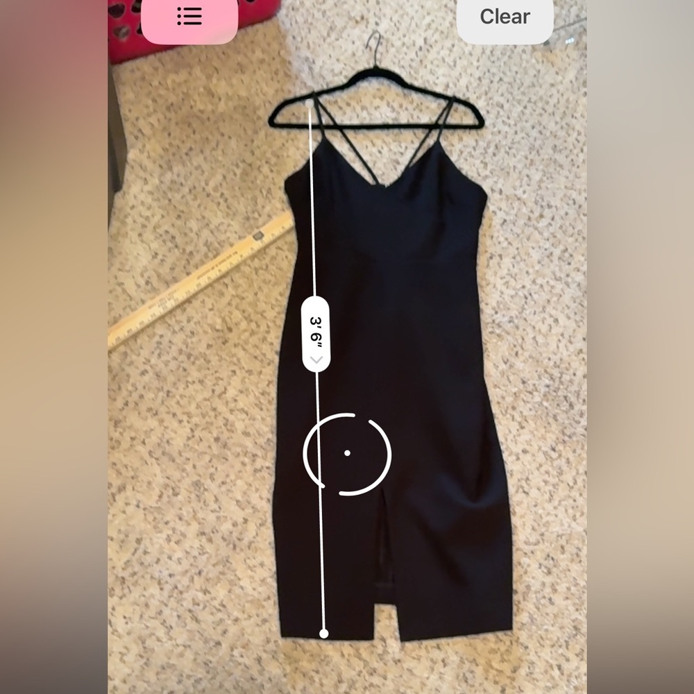 Likely black cocktail dress with‎ spaghetti straps, size 10! - Picture 11 of 11